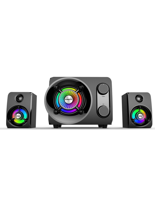 Sonic Gear Ηχοσύστημα 2.1 Titan 7 BTMI 15W με Digital Media Player Μαύρο Sonic Gear Ηχοσύστημα 2.1 Titan 7 BTMI 15W με Digital Media Player Μαύρο
