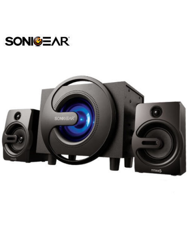 Sonic Gear Ηχοσύστημα 2.1 Titan 7 BTMI 15W με Digital Media Player Μαύρο Sonic Gear Ηχοσύστημα 2.1 Titan 7 BTMI 15W με Digital Media Player Μαύρο