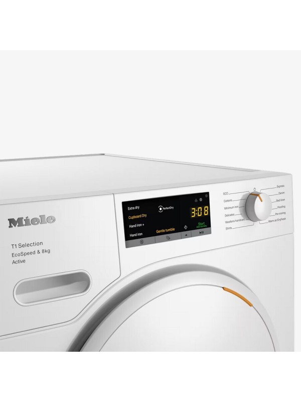 Miele Active TSA 523 WP EU1 LW Στεγνωτήριο 8kg με Αντλία Θερμότητας Miele Active TSA 523 WP EU1 LW Στεγνωτήριο 8kg με Αντλία Θερμότητας