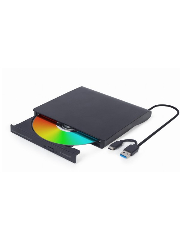 Gembird Εξωτερικός Οδηγός για Laptop DVD-USB-031 Μαύρο