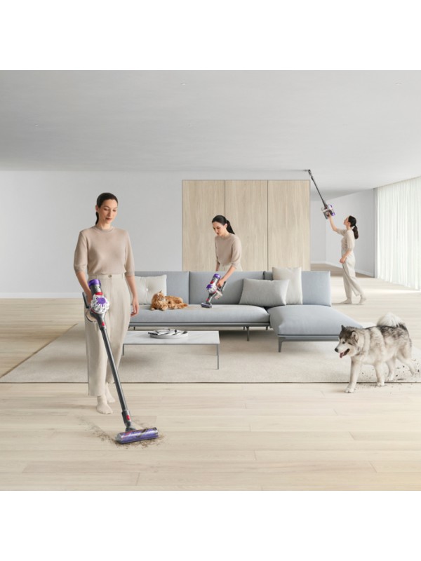 Dyson V7 Advanced Επαναφορτιζόμενη Σκούπα 2 σε 1 Stick & Χειρός 21.6V Ασημί