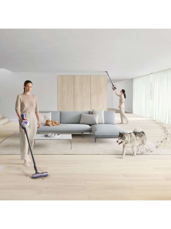 Dyson V8 Advanced Επαναφορτιζόμενη Σκούπα Stick Ασημί
