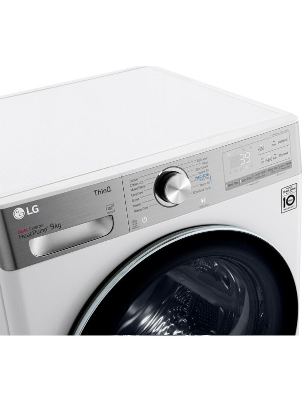 LG RH90V9AV2QR Στεγνωτήριο 9kg A+++ με Αντλία Θερμότητας