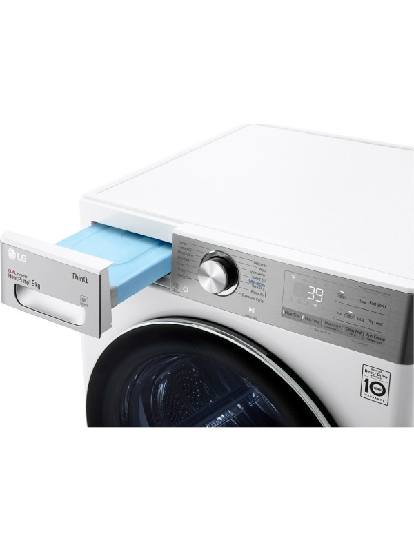 LG RH90V9AV2QR Στεγνωτήριο 9kg A+++ με Αντλία Θερμότητας