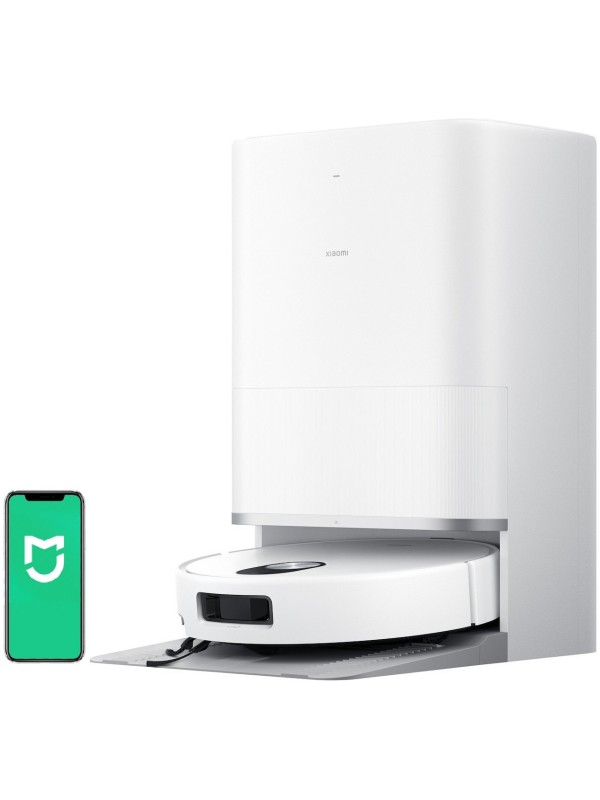 Xiaomi Robot Vacuum 5 Σκούπα Ρομπότ για Σκούπισμα & Σφουγγάρισμα με Wi-Fi Λευκή
