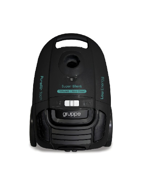 Gruppe VCB43C16A-70 Ηλεκτρική Σκούπα 700W με Σακούλα 3lt Μαύρη