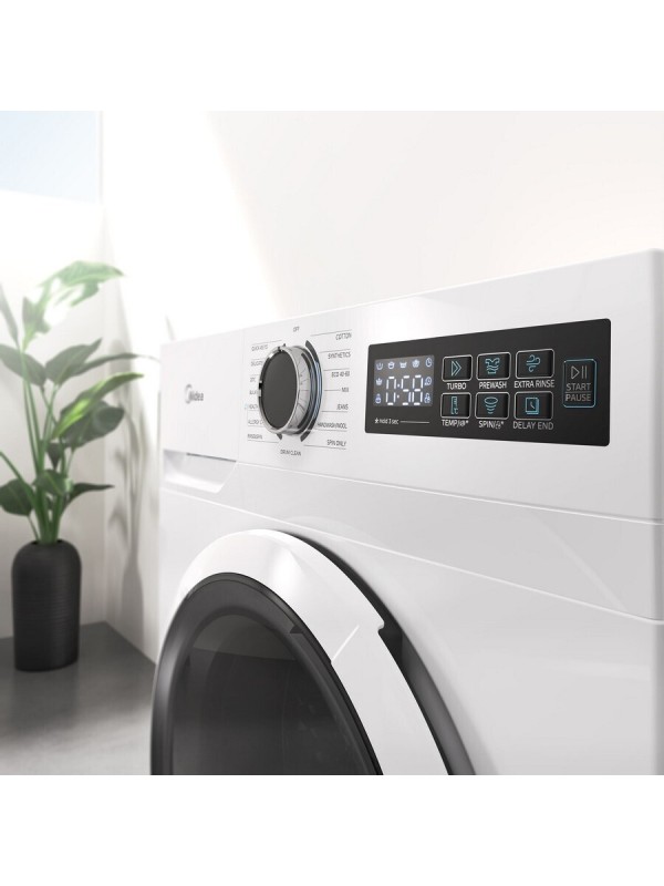 Midea Πλυντήριο Ρούχων 10kg 1400 Στροφών MF110W100BA10/W-GR Midea Πλυντήριο Ρούχων 10kg 1400 Στροφών MF110W100BA10/W-GR