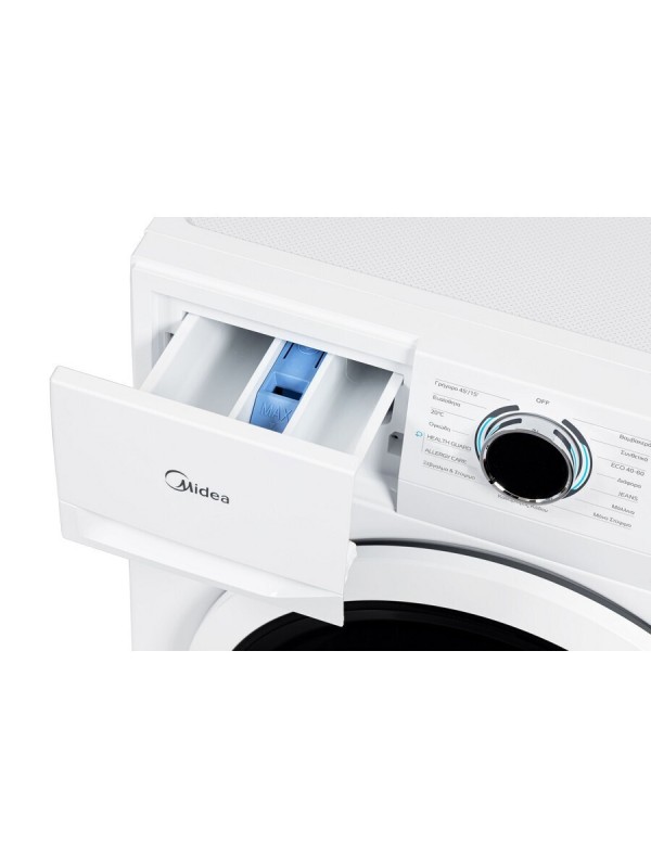 Midea Πλυντήριο Ρούχων 10kg 1400 Στροφών MF110W100BA10/W-GR Midea Πλυντήριο Ρούχων 10kg 1400 Στροφών MF110W100BA10/W-GR