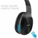 Edifier W800BT Pro Ασύρματα / Ενσύρματα On Ear Ακουστικά με 45 ώρες Λειτουργίας και Quick Charge Μαύρα