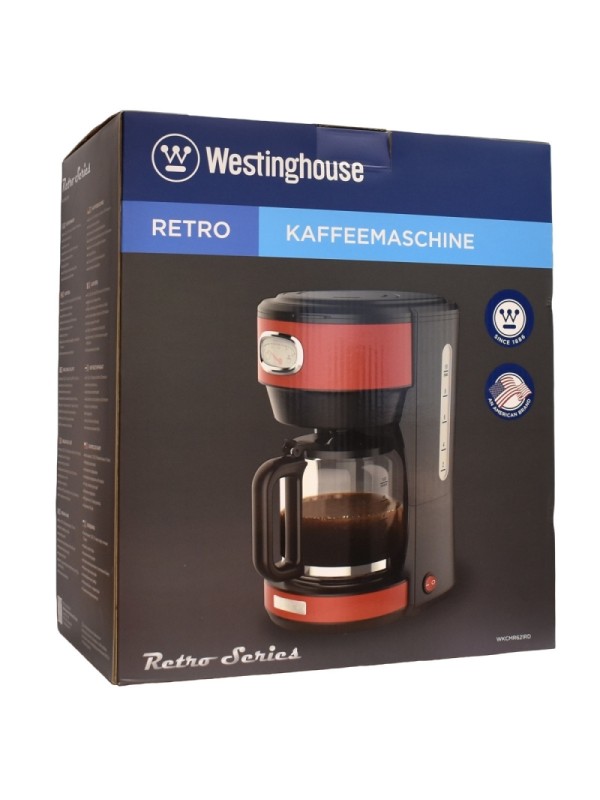 Westinghouse Retro Series Καφετιέρα Φίλτρου 1000W Red