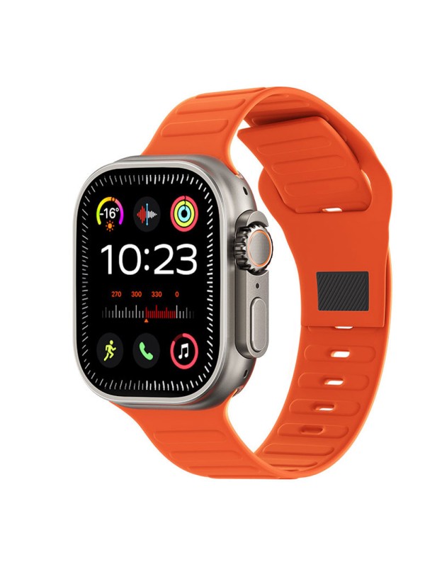 WK WH-02 Titanium Smartwatch με Παλμογράφο (Χρυσό)