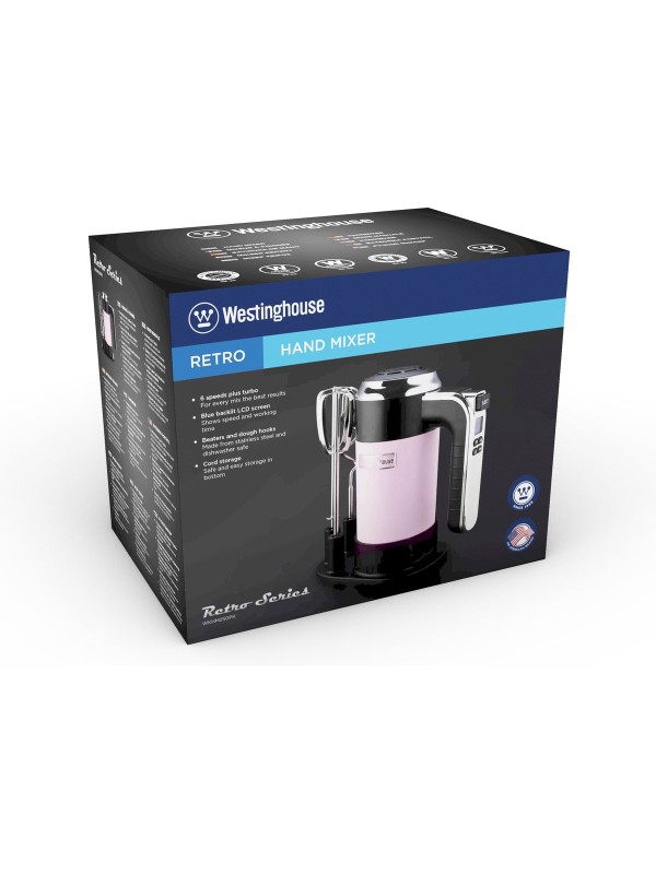 Westinghouse Μίξερ Χειρός 350W Ροζ Westinghouse Μίξερ Χειρός 350W Ροζ