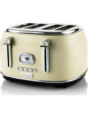 Φρυγανιέρα 4 Θέσεων 1750 W Χρώματος Κρεμ Westinghouse WKTTB809WT Φρυγανιέρα 4 Θέσεων 1750 W Χρώματος Κρεμ Westinghouse WKTTB809WT