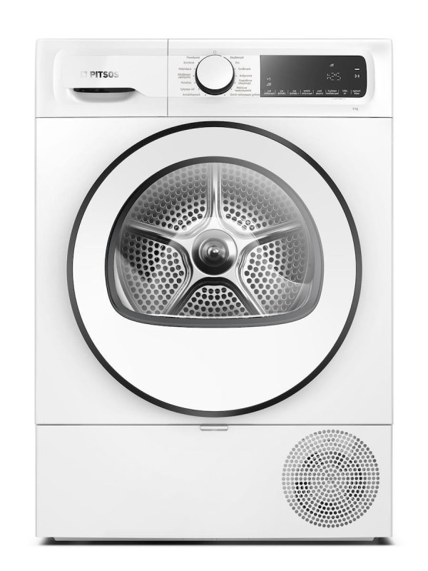Pitsos WT232G09 Στεγνωτήριο 9kg με Αντλία Θερμότητας
