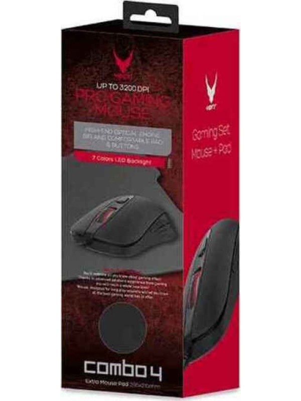 Omega VARR Gaming Set RGB Gaming Ποντίκι Μαύρο