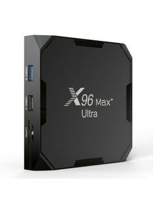 TV Box X96 Max Plus Ultra 4K UHD με WiFi USB 2.0 / USB 3.0 4GB RAM και 32GB Αποθηκευτικό Χώρο με Λειτουργικό Android 11.0 TV Box X96 Max Plus Ultra 4K UHD με WiFi USB 2.0 / USB 3.0 4GB RAM και 32GB Αποθηκευτικό Χώρο με Λειτουργικό Android 11.0