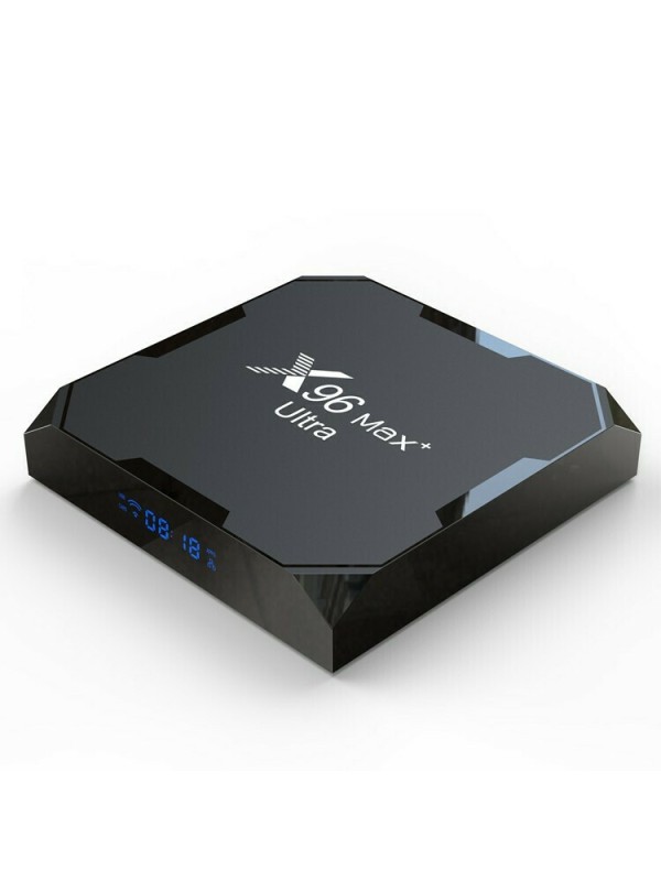 TV Box X96 Max Plus Ultra 4K UHD με WiFi USB 2.0 / USB 3.0 4GB RAM και 32GB Αποθηκευτικό Χώρο με Λειτουργικό Android 11.0 TV Box X96 Max Plus Ultra 4K UHD με WiFi USB 2.0 / USB 3.0 4GB RAM και 32GB Αποθηκευτικό Χώρο με Λειτουργικό Android 11.0