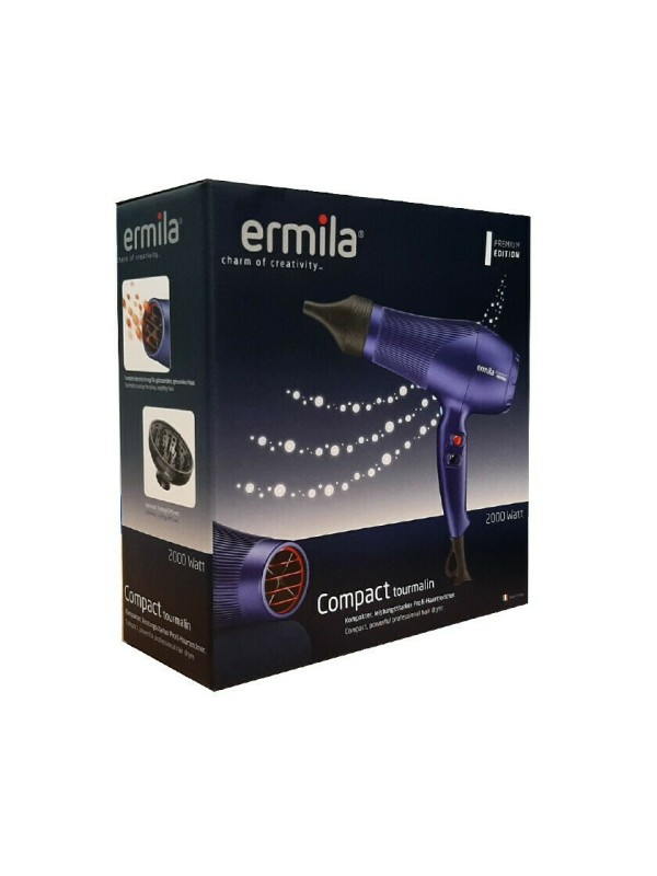 Ermila 4325-0047 Compact Tourmaline Επαγγελματικό Πιστολάκι Ermila 4325-0047 Compact Tourmaline Επαγγελματικό Πιστολάκι