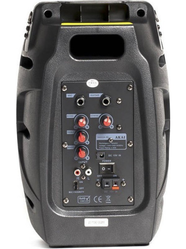 Akai Σύστημα Karaoke με Ασύρματo Μικρόφωνo SS022A-X6 Akai Σύστημα Karaoke με Ασύρματo Μικρόφωνo SS022A-X6