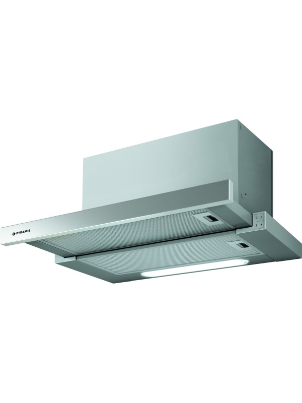 Pyramis Essential Turbo Συρόμενος Απορροφητήρας 60cm Inox Pyramis Essential Turbo Συρόμενος Απορροφητήρας 60cm Inox