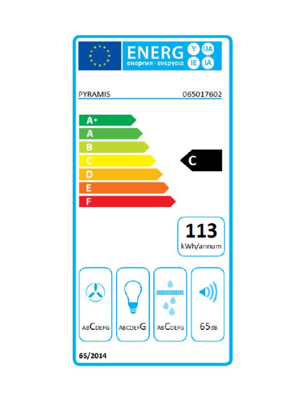 Pyramis Essential Turbo Συρόμενος Απορροφητήρας 90cm Inox Pyramis Essential Turbo Συρόμενος Απορροφητήρας 90cm Inox