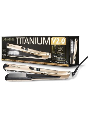 Demeliss Titanium V2 Πρέσα Μαλλιών με ατμο 101084 Demeliss Titanium V2 Πρέσα Μαλλιών με ατμο 101084