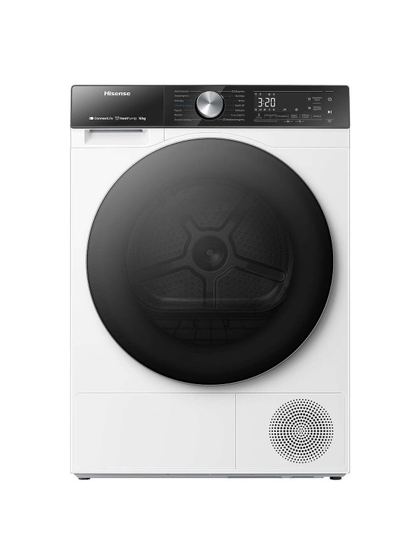 Hisense DH5S102 BW Στεγνωτήριο 10kg A+++ με Αντλία Θερμότητας Hisense DH5S102 BW Στεγνωτήριο 10kg A+++ με Αντλία Θερμότητας