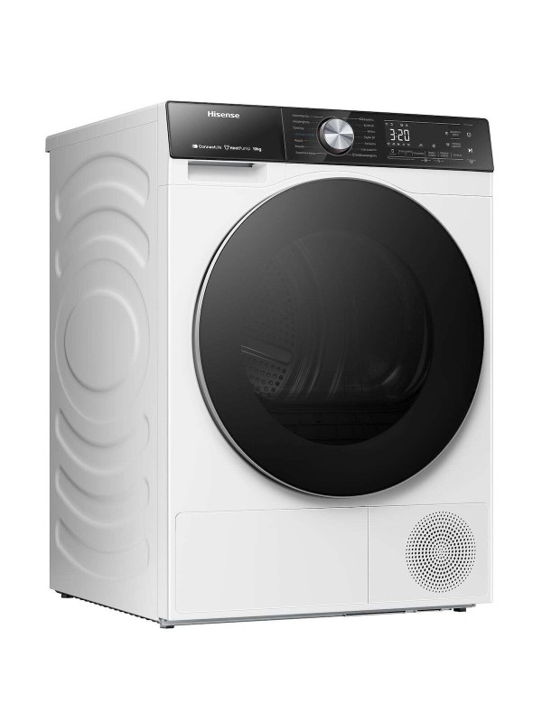 Hisense DH5S102 BW Στεγνωτήριο 10kg A+++ με Αντλία Θερμότητας Hisense DH5S102 BW Στεγνωτήριο 10kg A+++ με Αντλία Θερμότητας