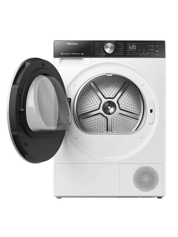 Hisense DH5S102 BW Στεγνωτήριο 10kg A+++ με Αντλία Θερμότητας Hisense DH5S102 BW Στεγνωτήριο 10kg A+++ με Αντλία Θερμότητας