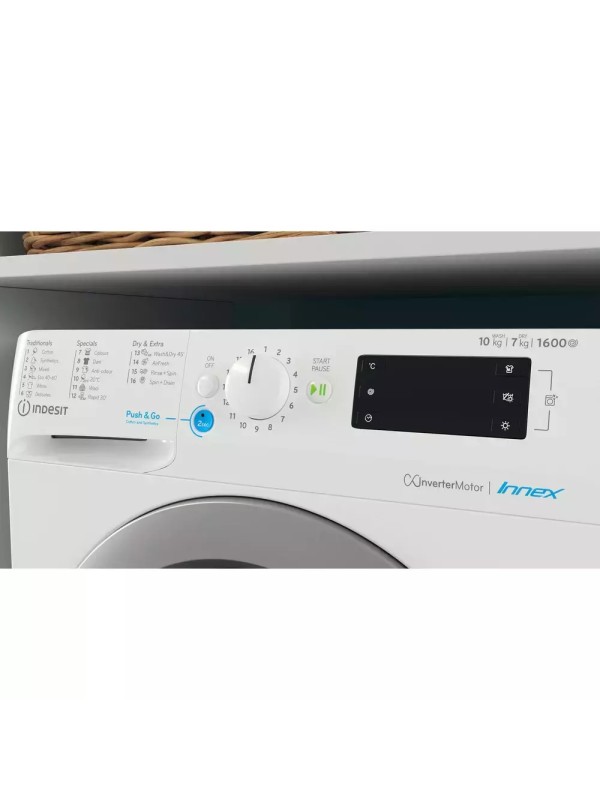 Indesit BDE 107624 8WS EE Πλυντήριο-Στεγνωτήριο Ρούχων