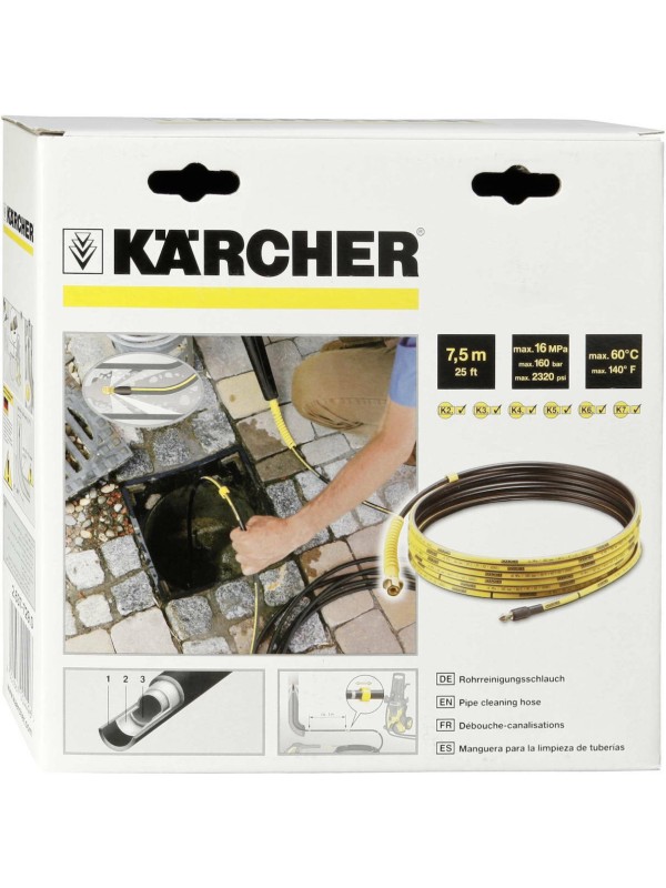 ΚΙΤ Καθαρισμού Σωλήνων Karcher  7,5μ. 2.637-729.0