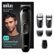 Braun 6-in-1 Style Kit 3 Σετ Επαναφορτιζόμενης Κουρευτικής Μηχανής Μαύρο MGK3410 Braun 6-in-1 Style Kit 3 Σετ Επαναφορτιζόμενης Κουρευτικής Μηχανής Μαύρο MGK3410