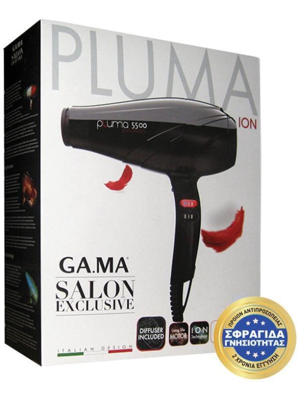 GA.MA A11.PL5500ION.TR Ionic Επαγγελματικό Πιστολάκι 37178 GA.MA A11.PL5500ION.TR Ionic Επαγγελματικό Πιστολάκι 37178