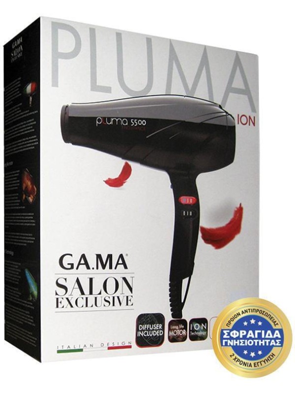 GA.MA A11.PL5500ION.VL Ionic Επαγγελματικό Πιστολάκι 37180 GA.MA A11.PL5500ION.VL Ionic Επαγγελματικό Πιστολάκι 37180