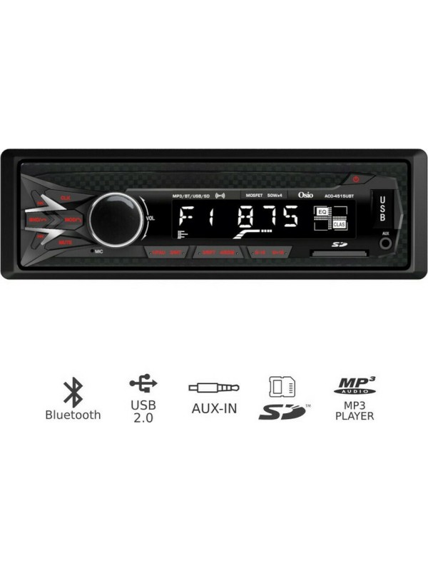 Osio ACO-4515UBT Ηχοσύστημα αυτοκινήτου με Bluetooth, κάρτα SD Osio ACO-4515UBT Ηχοσύστημα αυτοκινήτου με Bluetooth, κάρτα SD