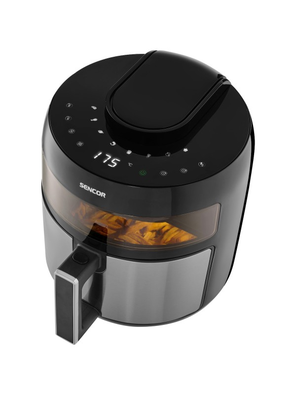 Sencor Φριτέζα Αέρος με Αποσπώμενο Κάδο 5lt Ασημί SFR 5010BK Sencor Φριτέζα Αέρος με Αποσπώμενο Κάδο 5lt Ασημί SFR 5010BK