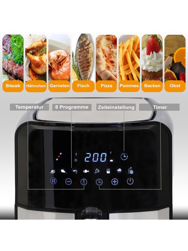 First Austria FA-5053-4 Φριτέζα Αέρος 5lt Μαύρη First Austria FA-5053-4 Φριτέζα Αέρος 5lt Μαύρη