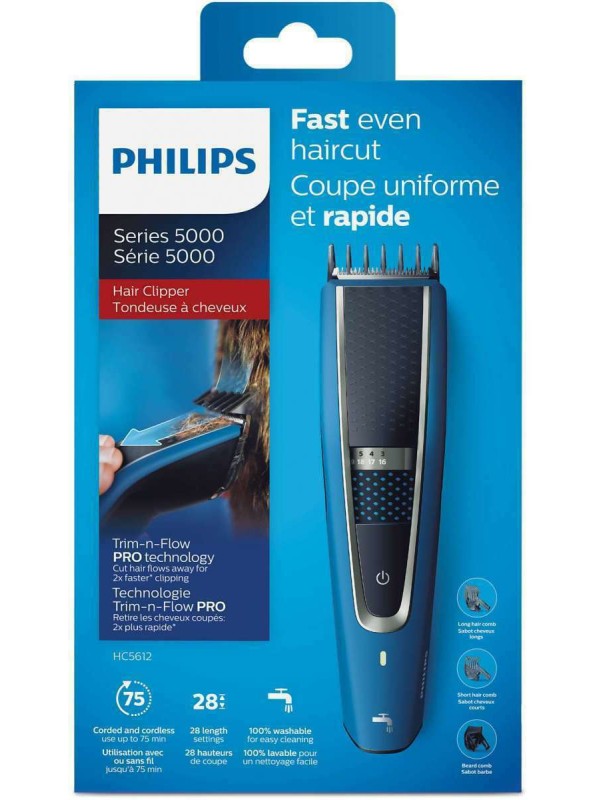 Philips Series 5000 Επαν/ζόμενη Κουρευτική Μηχανή Μπλε HC5612/15 Philips Series 5000 Επαν/ζόμενη Κουρευτική Μηχανή Μπλε HC5612/15