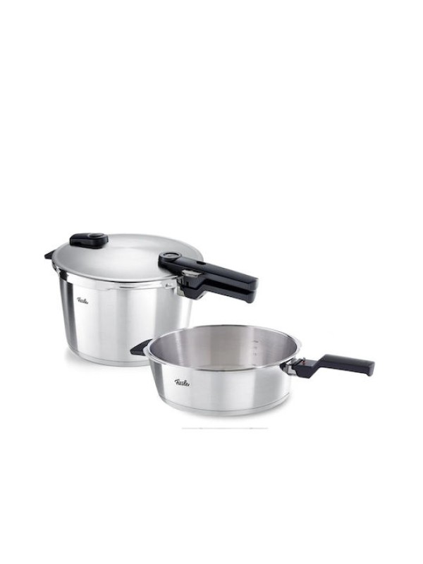 Fissler Vitaquick Premium Χύτρες Ταχύτητας Set Quattro 8lt+4lt Fissler Vitaquick Premium Χύτρες Ταχύτητας Set Quattro 8lt+4lt
