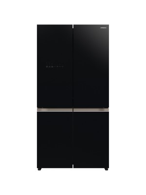 Hitachi R-WB640VRU0 Glass Black Ντουλάπα 569lt Total NoFrost Hitachi R-WB640VRU0 Glass Black Ντουλάπα 569lt Total NoFrost