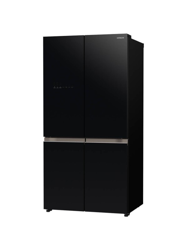 Hitachi R-WB640VRU0 Glass Black Ντουλάπα 569lt Total NoFrost Hitachi R-WB640VRU0 Glass Black Ντουλάπα 569lt Total NoFrost