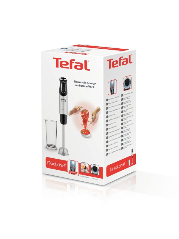 Tefal Ραβδομπλέντερ HB 6588 με Ανοξείδωτη Ράβδο 1000W Μαύρο