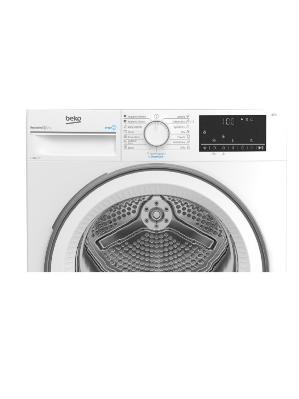 Beko B3T68230 Στεγνωτήριο 8kg A++ με Αντλία Θερμότητας Beko B3T68230 Στεγνωτήριο 8kg A++ με Αντλία Θερμότητας