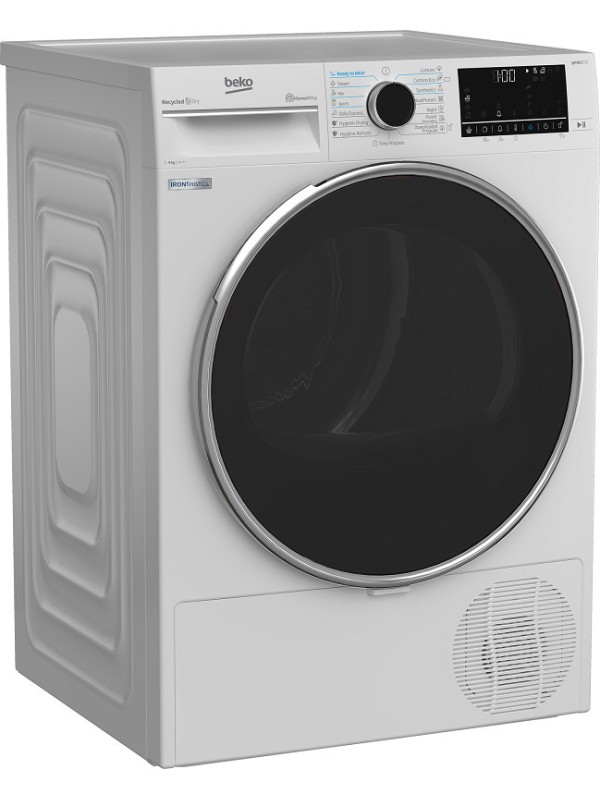 Beko B5T69243 Στεγνωτήριο 9kg A+++ με Αντλία Θερμότητας Beko B5T69243 Στεγνωτήριο 9kg A+++ με Αντλία Θερμότητας