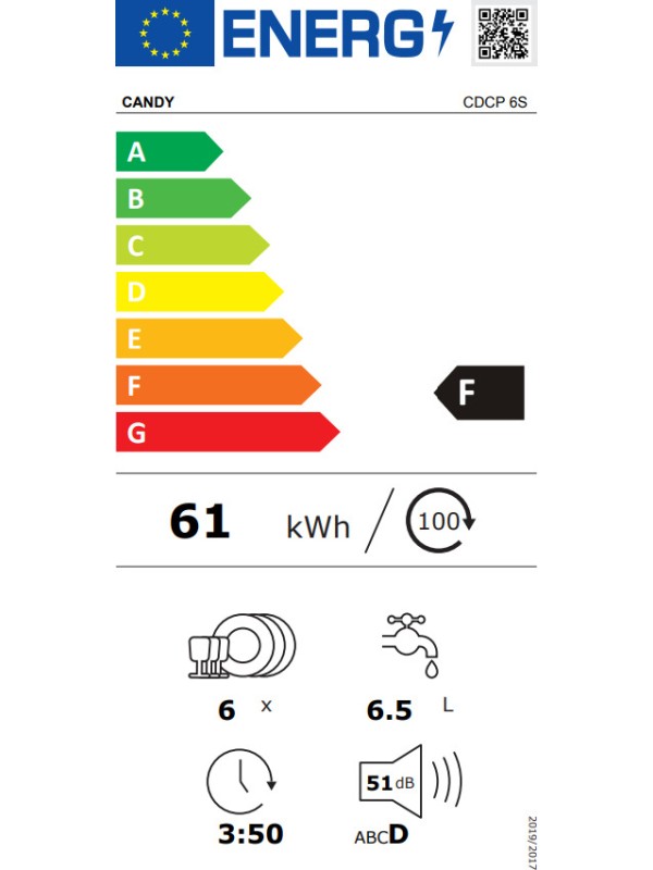 Candy CDCP 6S Πλυντήριο Πιάτων ΠάγκουΠ55xY43.8εκ. Γκρι Candy CDCP 6S Πλυντήριο Πιάτων ΠάγκουΠ55xY43.8εκ. Γκρι