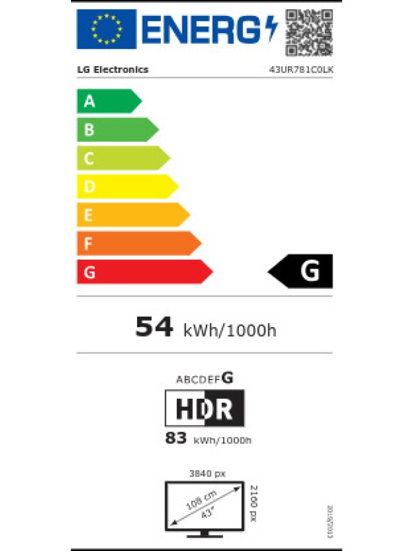 LG Smart Τηλεόραση 43" 4K UHD LED 43UR781C HDR (2023) LG Smart Τηλεόραση 43" 4K UHD LED 43UR781C HDR (2023)
