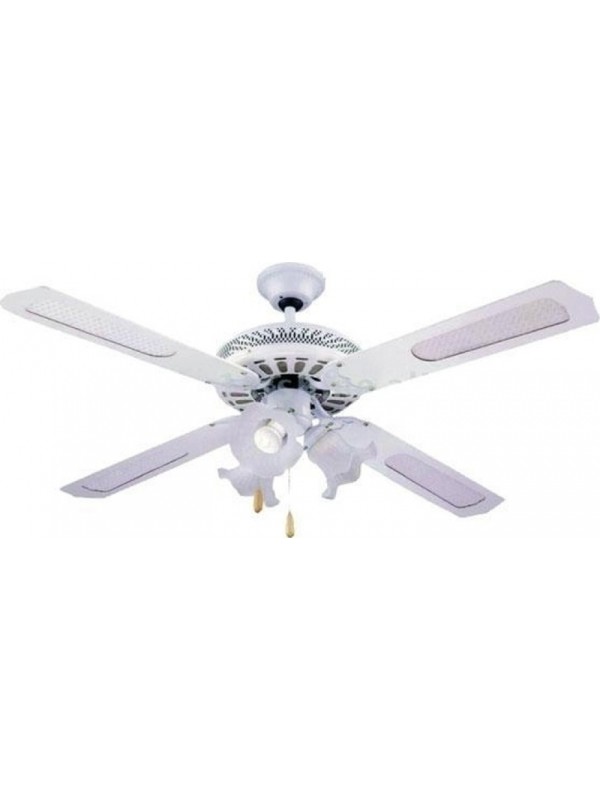 Primo PRCF-80278 Ανεμιστήρας Οροφής 130cm με Φως Λευκός Primo PRCF-80278 Ανεμιστήρας Οροφής 130cm με Φως Λευκός