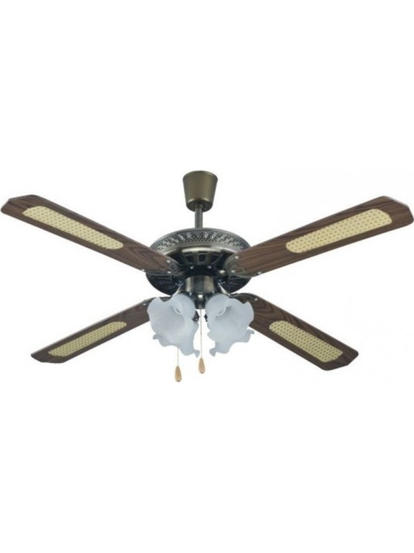 Primo PRCF-80279 Ανεμιστήρας Οροφής 130cm με Φως Καφέ Primo PRCF-80279 Ανεμιστήρας Οροφής 130cm με Φως Καφέ