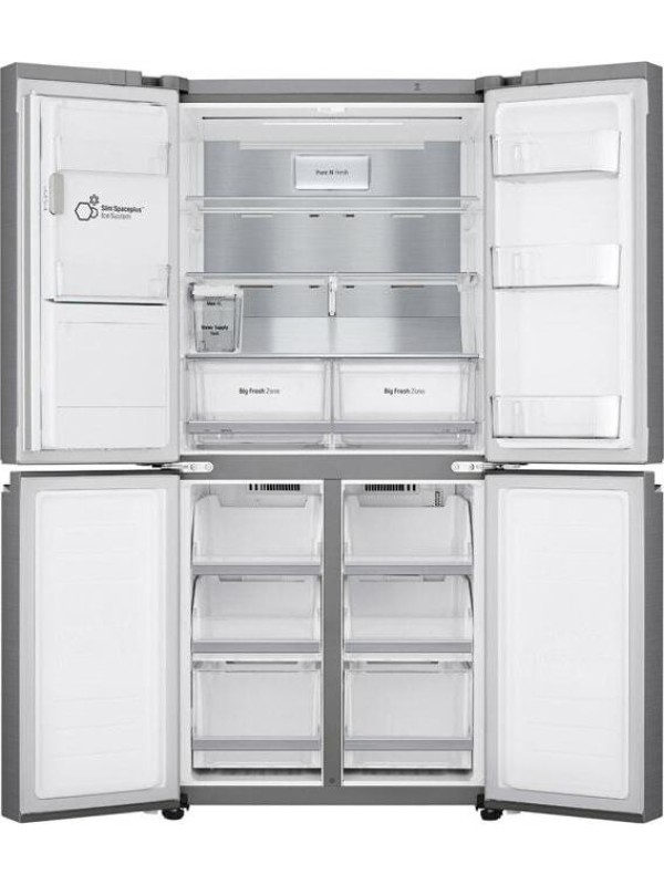 LG GML844PZAE Ψυγείο Ντουλάπα 506lt Total NoFrost Inox