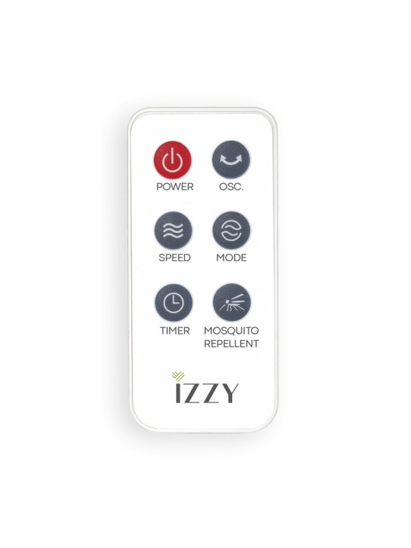 Izzy IZ-9036 Ανεμιστήρας Ορθοστάτης 2 σε 1 70W Διαμέτρου 40cm με Τηλεχειριστήριο Izzy IZ-9036 Ανεμιστήρας Ορθοστάτης 2 σε 1 70W Διαμέτρου 40cm με Τηλεχειριστήριο